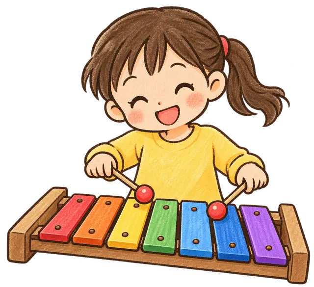 水彩の木琴