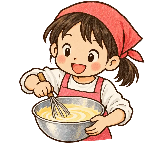 水彩の調理実習